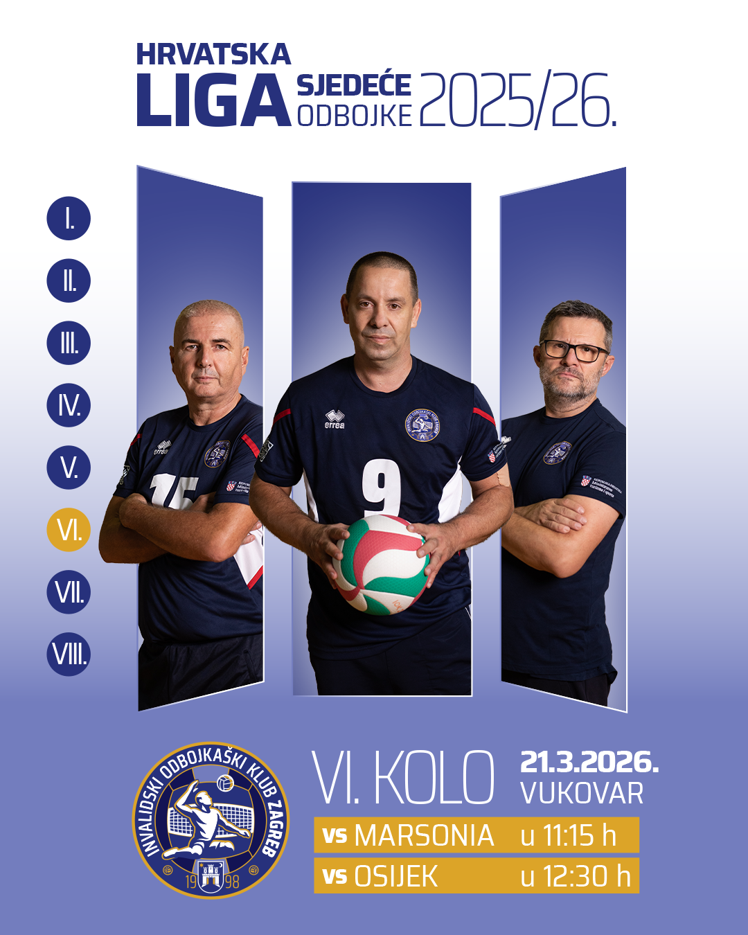 IOK Zagreb HLSO 2025/26 6. kolo