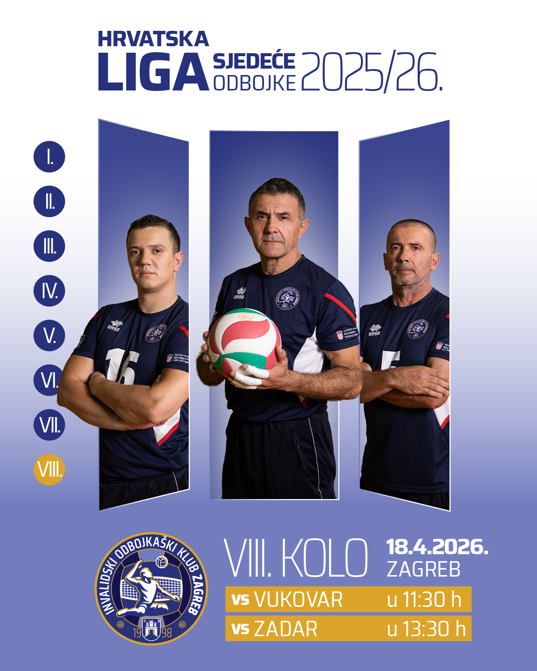 IOK Zagreb HLSO 2025-2026 - 8 kolo
