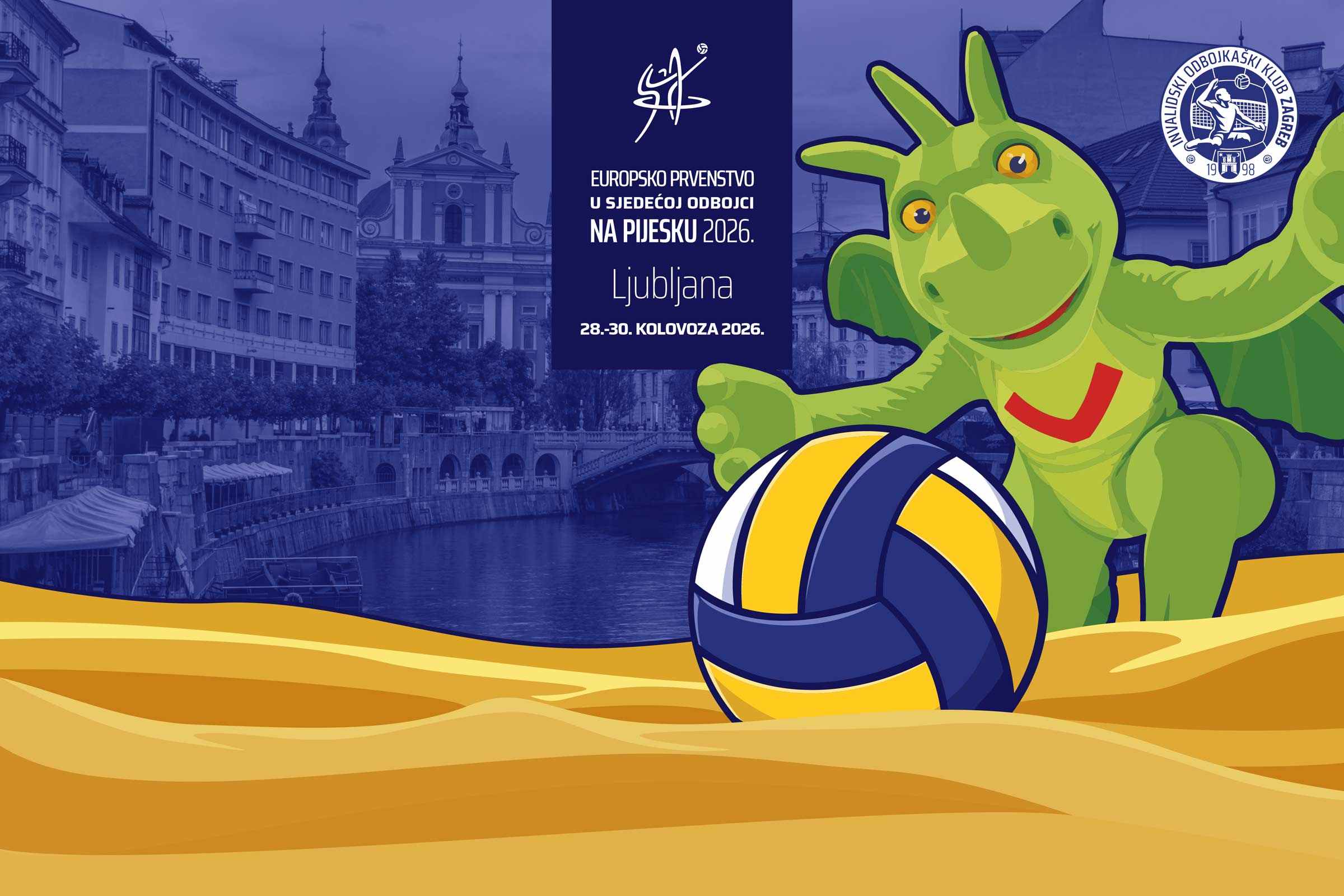 Iok Zagreb Beach ParaVolley Ljubljana Slovenia 2026 naslovna