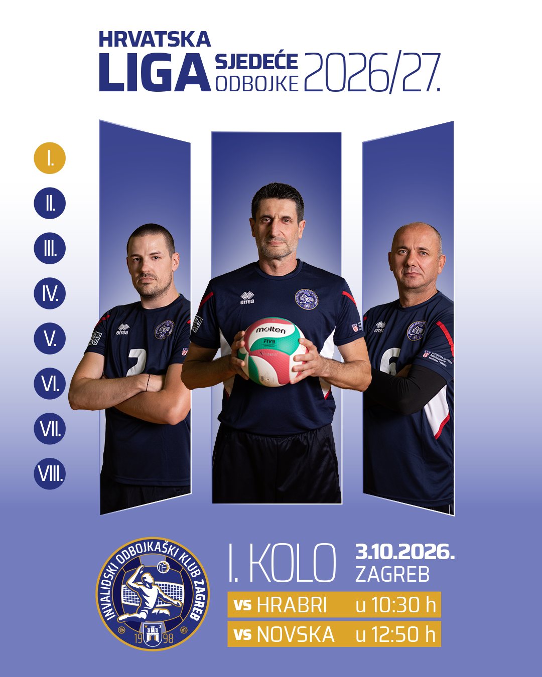 IOK Zagreb HLSO 2026-27 1. kolo mobilna