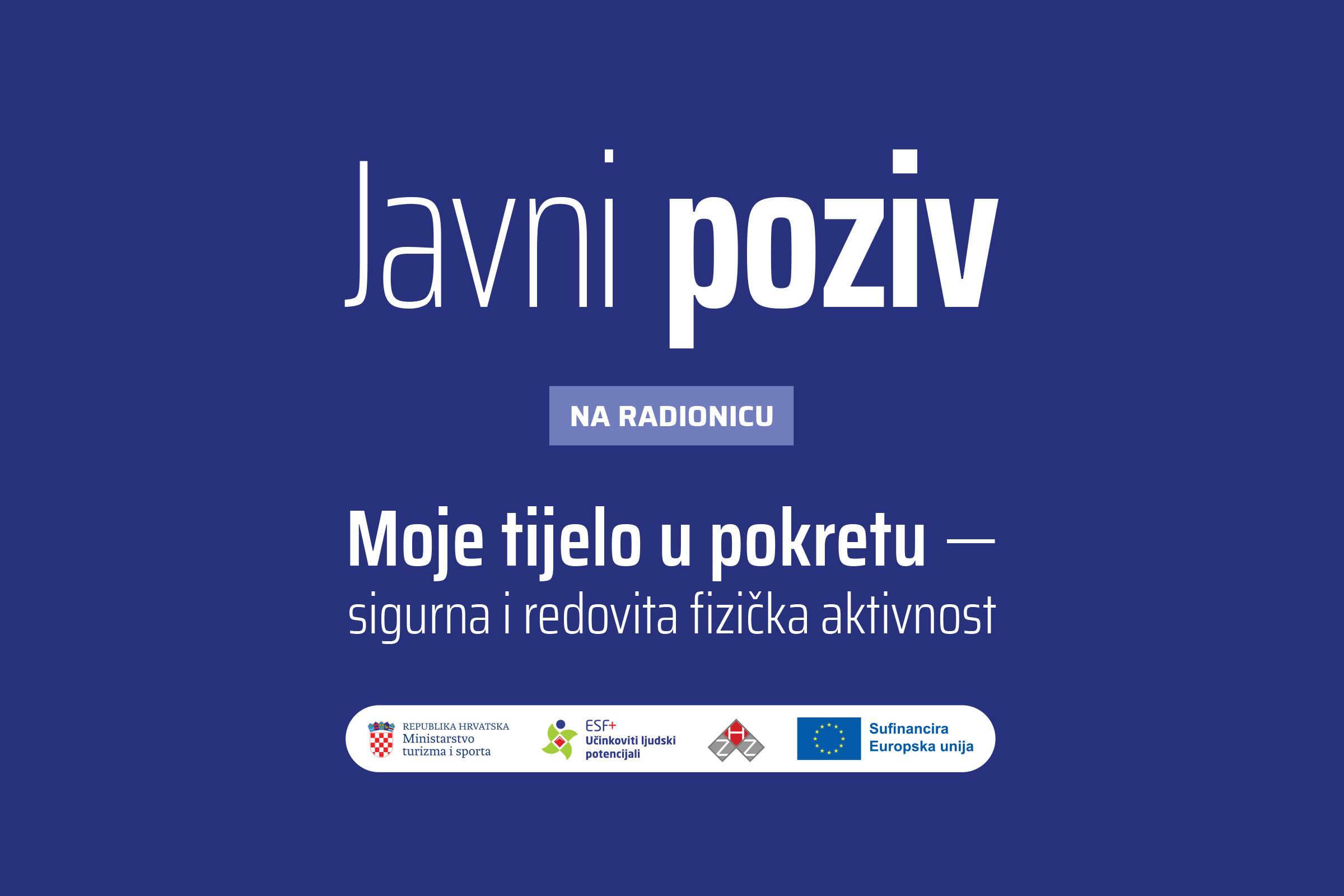 IOK Zagreb javni poziv moje tijelo u pokretu naslovna