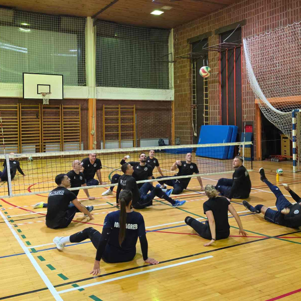 IOK Zagreb Kamp Škola sjedeće odbojke i adaptivnih sportova trening 4