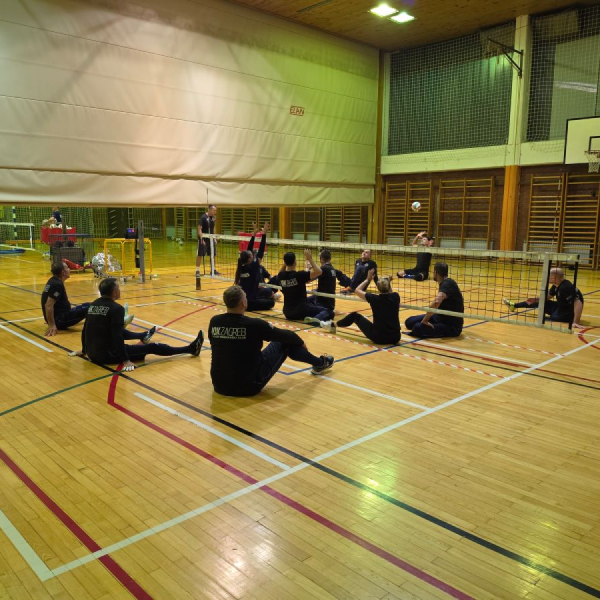 IOK Zagreb Kamp Škola sjedeće odbojke i adaptivnih sportova trening
